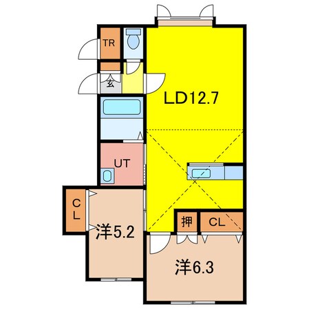 美瑛幸町新築MSの物件間取画像